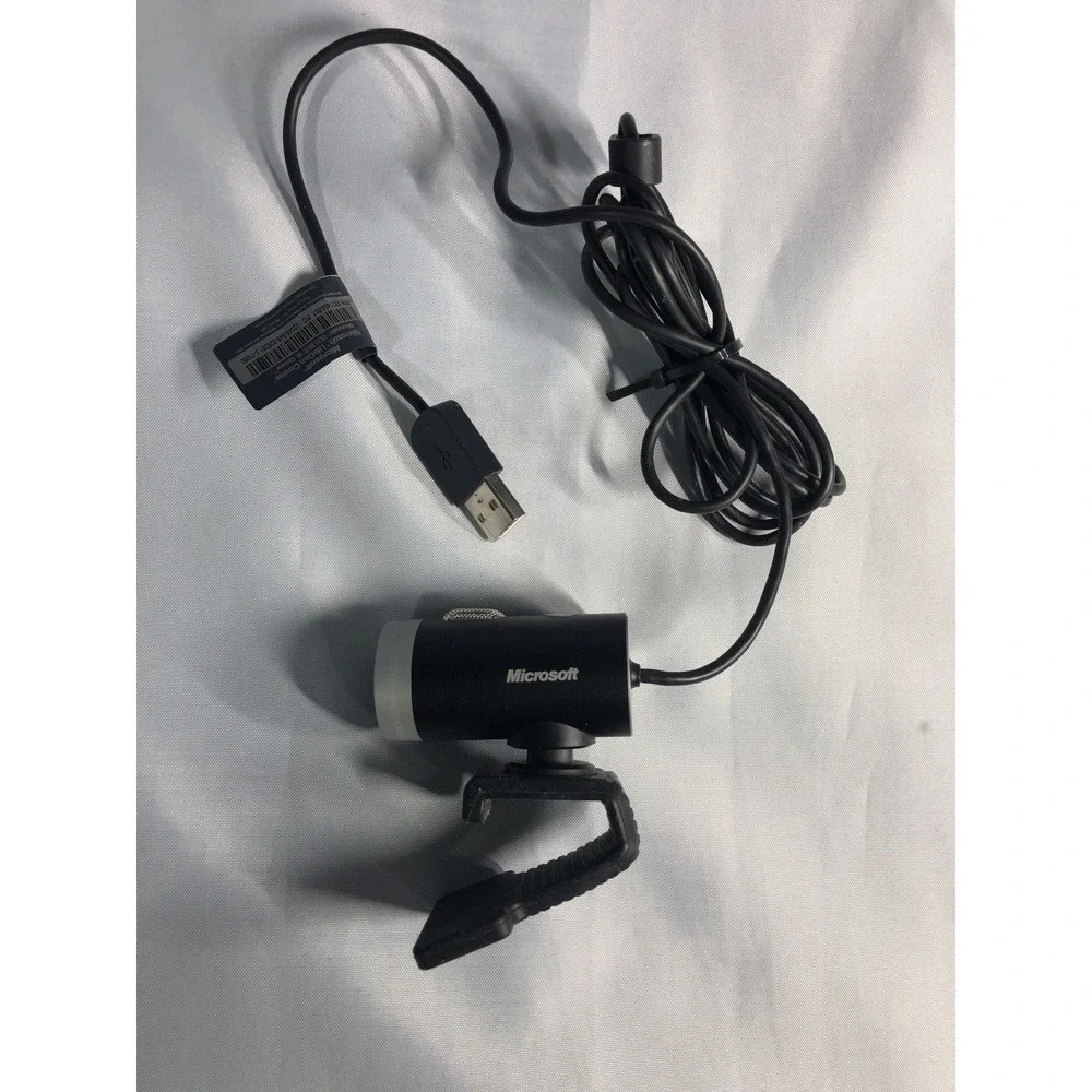 Microsoft LifeCam 1393 - Cinema HD Webcam, Black - X821404001 - Preowned